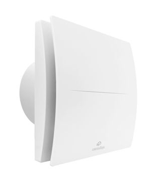 AERAULIQA QD100T axiálny ventilátor 100mm, nástenný/stropný, s časovačom a so spätnou klapkou