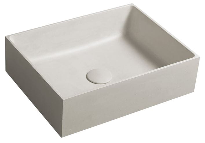 SAPHO FORMIGO umývadlo na dosku 47,5 cm, bez prepadu, betón, matná piesková FG114 Obrázek - Hlavní obrázek