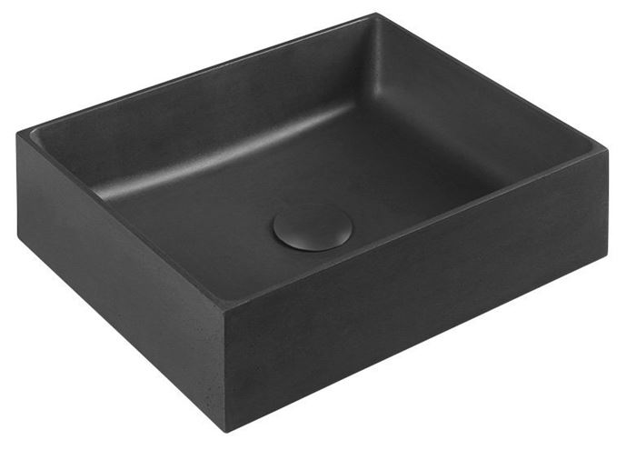 SAPHO FORMIGO umývadlo na dosku 47,5 cm, bez prepadu, betón, matný antracit FG116 Obrázek - Hlavní obrázek