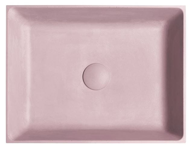 SAPHO FORMIGO umývadlo na dosku 47,5 cm, bez prepadu, betón, matná ružová FG121 Obrázek - fotka