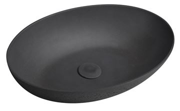 SAPHO FORMIGO umývadlová misa 60 cm, bez prepadu, betón, matný antracit
