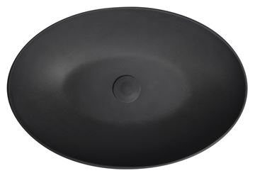 SAPHO FORMIGO umývadlová misa 60 cm, bez prepadu, betón, matný antracit FG216 Obrázek - fotka