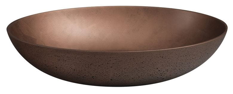 SAPHO FORMIGO umývadlová misa 60 cm, bez prepadu, betón, matná medená FG220 Obrázek - fotka