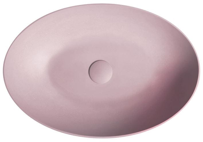 SAPHO FORMIGO umývadlová misa 60 cm, bez prepadu, betón, matná ružová FG221 Obrázek - fotka