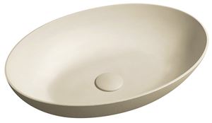 SAPHO FORMIGO umývadlová misa 60 cm, bez prepadu, betón, matná žltá