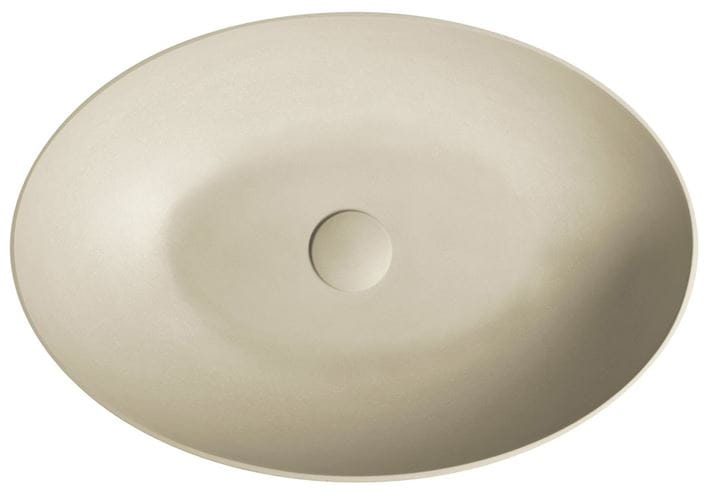 SAPHO FORMIGO umývadlová misa 60 cm, bez prepadu, betón, matná žltá FG222 Obrázek - fotka
