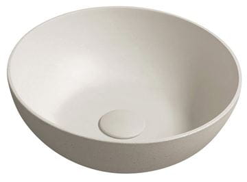 SAPHO FORMIGO umývadlová misa 39 cm, bez prepadu, betón, matná piesková