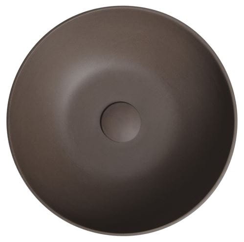 SAPHO FORMIGO umývadlová misa 39 cm, bez prepadu, betón, tmavo hnedá FG315 Obrázek - fotka