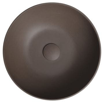 SAPHO FORMIGO umývadlová misa 39 cm, bez prepadu, betón, tmavo hnedá FG315 Obrázek - fotka