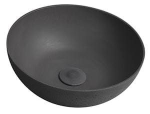 SAPHO FORMIGO umývadlová misa 39 cm, bez prepadu, betón, matný antracit