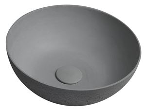 SAPHO FORMIGO umývadlová misa 39 cm, bez prepadu, betón, matná šedá