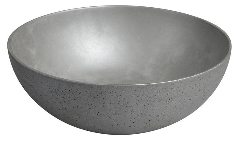 SAPHO FORMIGO umývadlová misa 39 cm, bez prepadu, betón, matná strieborná FG319 Obrázek - fotka