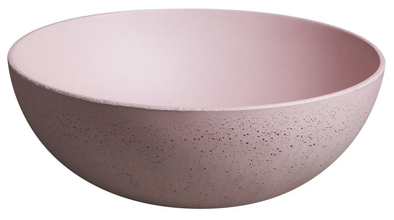 SAPHO FORMIGO umývadlová misa 39 cm, bez prepadu, betón, matná ružová FG321 Obrázek - fotka