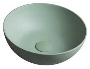 SAPHO FORMIGO umývadlová misa 39 cm, bez prepadu, betón, matná zelená