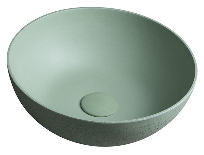 SAPHO FORMIGO umývadlová misa 39 cm, bez prepadu, betón, matná zelená FG323 Obrázek - Hlavní obrázek