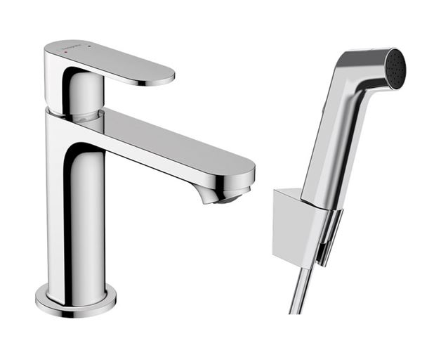 HANSGROHE REBRIS S umývadlová stojanková batéria s bidetovou sprškou, EcoSmart, chróm 72215000 Obrázek - Hlavní obrázek