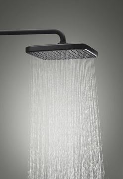 GROHE TEMPESTA SYSTEM 250 CUBE sprchový set s termostatickou batériou, horná sprcha, ručná sprcha s 2 prúdmi, tyč, hadica, Water Saving, matná čierna  266892431 Obrázek - fotka