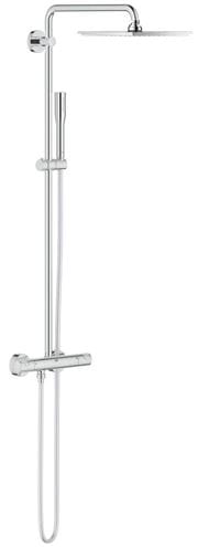 GROHE VITALIO JOY 230 sprchový set s termostatickou batériou, horná sprcha, ručná sprcha, tyč, hadica, chróm  26365000 Obrázek - fotka