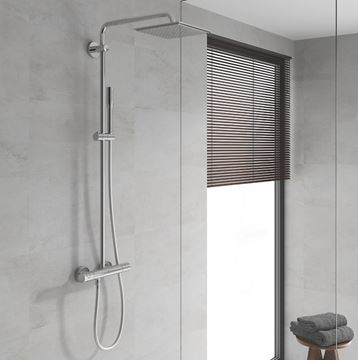 GROHE VITALIO JOY 230 sprchový set s termostatickou batériou, horná sprcha, ručná sprcha, tyč, hadica, chróm  26365000 Obrázek - fotka