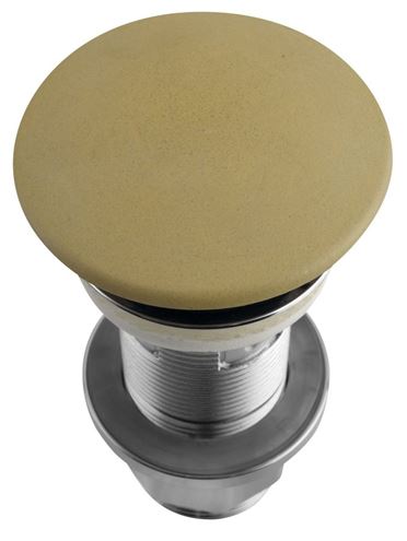 SAPHO FORMIGO umývadlová výpusť, click-clack, bez prepadu, matná žltá FG922 Obrázek - fotka