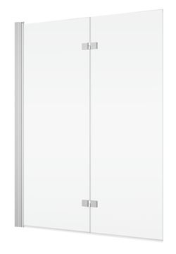 CONCEPT 200 CONB2 vaňová zástena 120x150 cm, ľavá, skladacia, chróm/číre sklo