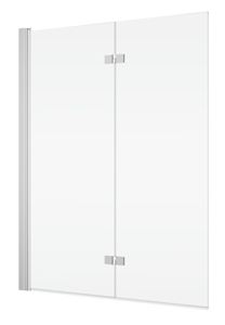 CONCEPT 200 CONB2 vaňová zástena 120x150 cm, ľavá, skladacia, chróm/číre sklo