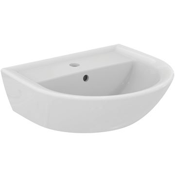IDEAL STANDARD EUROVIT umývadlo 50 cm, s otvorom pre batériu a prepadom