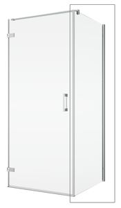 RONAL PUR PUDT3P bočná stena 70x200 cm s vyrovnávacím profilom, chróm/číre sklo