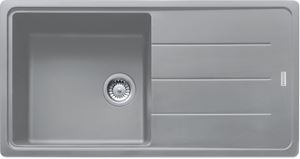 FRANKE BASIS BFG 611 fragranitový drez 970x500 mm, otočný, odkvapkávač, sivý kameň