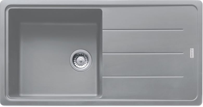 FRANKE BASIS BFG 611 fragranitový drez 970x500 mm, otočný, odkvapkávač, sivý kameň 114.0285.314 Obrázek - Hlavní obrázek