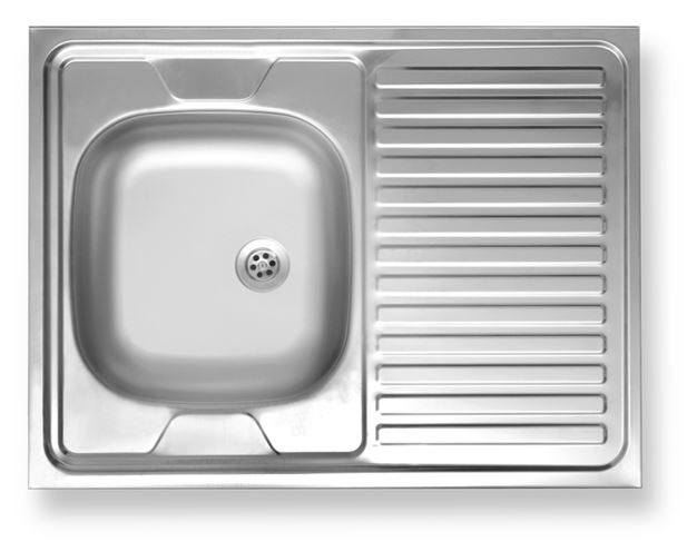 NOVASERVIS nerezový drez 800x600 mm, odkvapkávač vpravo DR60/80 Obrázek - Hlavní obrázek