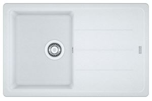 FRANKE BASIS BFG 611-78 fragranitový drez 780x500 mm, otočný, odkvapkávač, biela ľad