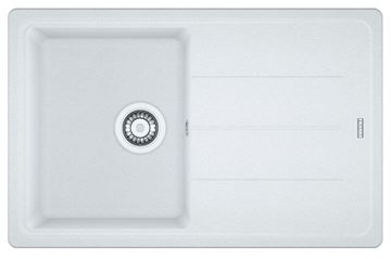 FRANKE BASIS BFG 611-78 fragranitový drez 780x500 mm, otočný, odkvapkávač, biela ľad