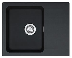 FRANKE ORION OID 611-62 tectonitový drez 620x500 mm, otočný, odkvapkávač, čierna