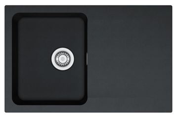 FRANKE ORION OID 611-78 tectonitový drez 780x500 mm, otočný, odkvapkávač, čierna