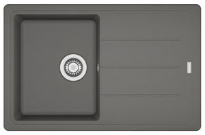 FRANKE BASIS BFG 611-78 fragranitový drez 780x500 mm, otočný, odkvapkávač, sivý kameň