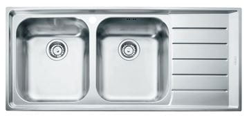 FRANKE NEPTUN NEX 621/2 nerezový drez 1160x510 mm, otvor pre batériu, odkvapkávač vpravo
