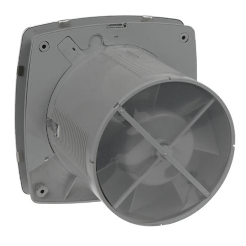 CATA X-MART 12 INOX axiálny ventilátor 120 mm, nástenný/stropný/do okna, so spätnou klapkou, nerez 01050000 Obrázek - fotka