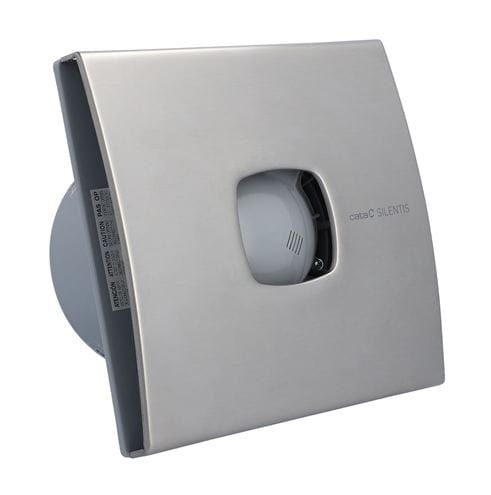 CATA SILENTIS 10 INOX axiálny ventilátor 100 mm, nástenný/stropný, so spätnou klapkou, nerez 01070300 Obrázek - fotka