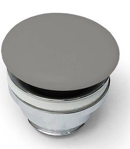 ARTCERAM umývadlová výpusť, neuzatvárateľná/click-clack, Saniglaze, grey olive