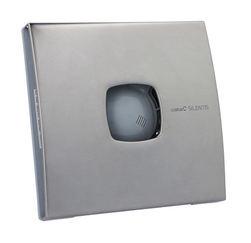 CATA SILENTIS 12 INOX axiálny ventilátor 120 mm, nástenný/stropný, so spätnou klapkou, nerez 01080300 Obrázek - Hlavní obrázek