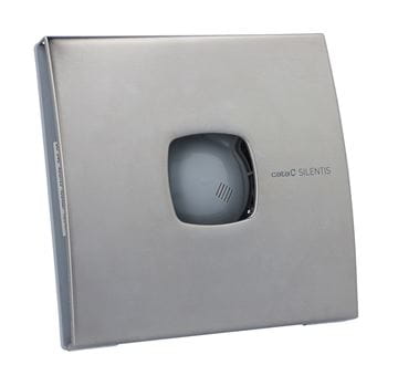 CATA SILENTIS 12 T INOX axiálny ventilátor 120 mm, nástenný/stropný, s časovačom a spätnou klapkou, nerez