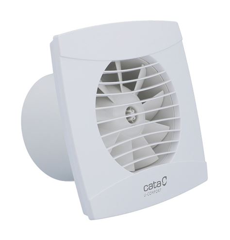 CATA UC 12 T axiálny ventilátor 120 mm, nástenný/stropný, s časovačom a spätnou klapkou 01300100 Obrázek - fotka