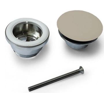 ARTCERAM umývadlová výpusť, neuzatvárateľná/click-clack, Saniglaze, brown matera ACA038 41,34 Obrázek - fotka