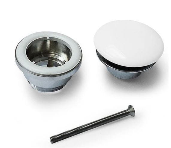 ARTCERAM umývadlová výpusť, neuzatvárateľná/click-clack, Saniglaze, matná biela  ACA038 05,34 Obrázek - fotka