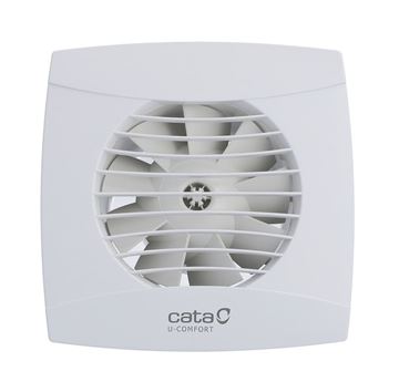 CATA UC 12 H axiálny ventilátor 120 mm, nástenný/stropný, s časovačom, čidlom vlhkosťou a spätnou klapkou