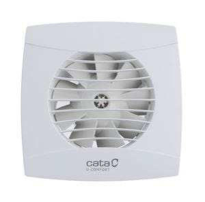 CATA UC 12 H axiálny ventilátor 120 mm, nástenný/stropný, s časovačom, čidlom vlhkosťou a spätnou klapkou