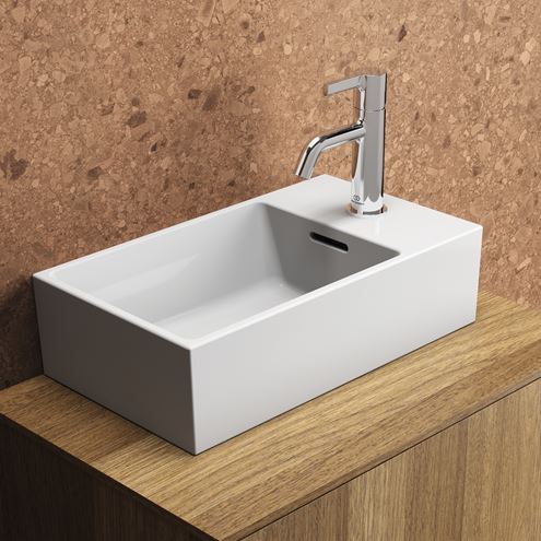 IDEAL STANDARD EXTRA umývadlo 45 cm, s otvorom pre batériu a prepadom T373401 Obrázek - fotka