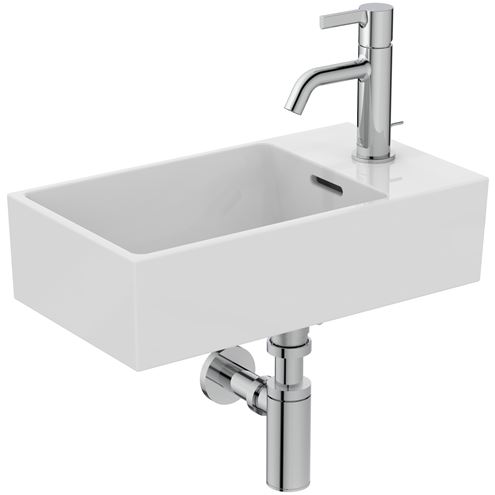 IDEAL STANDARD EXTRA umývadlo 45 cm, s otvorom pre batériu a prepadom T373401 Obrázek - fotka
