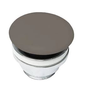 ARTCERAM umývadlová výpusť, neuzatvárateľná/click-clack, Saniglaze, gravel